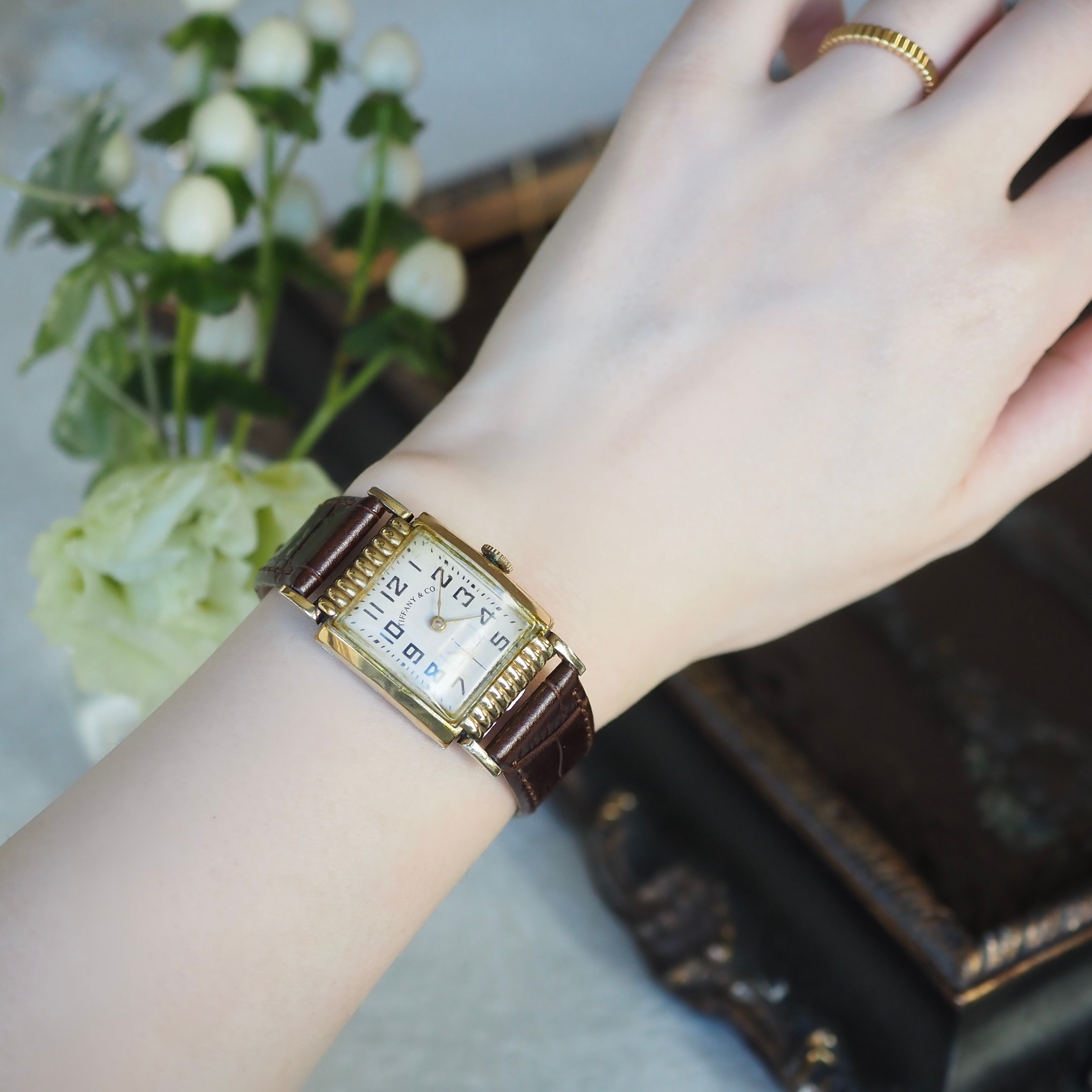 Tiffany & Co. ティファニー 1940s ドレスウォッチ アンティーク時計