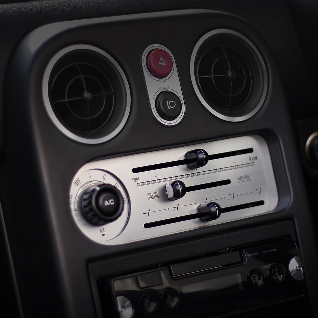 NA用 エアコンパネル(ヘアライン調)