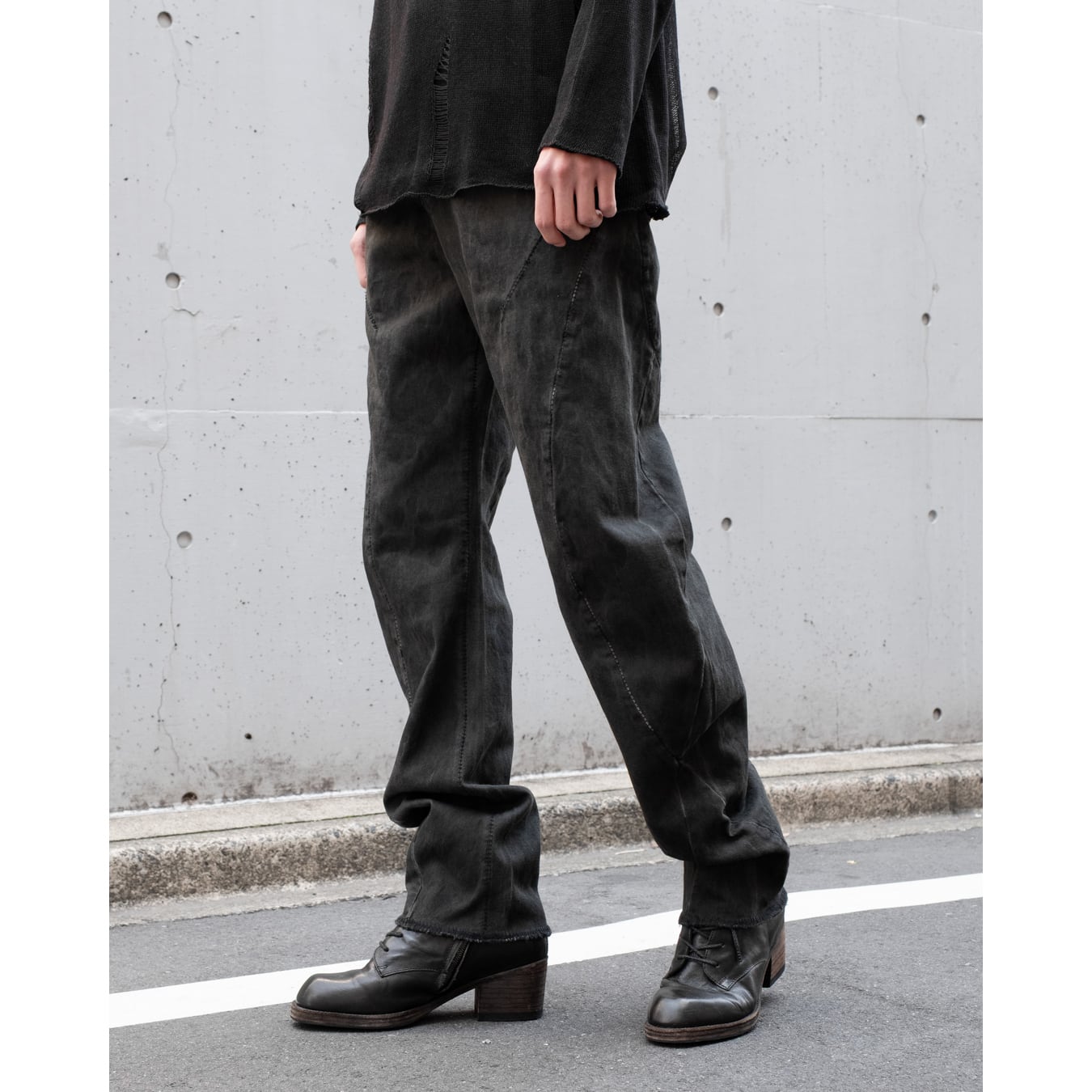 Professor.E ](プロフェッサーイー) 25SS-PE-TRL-05 E-CUT JEANS(COLD