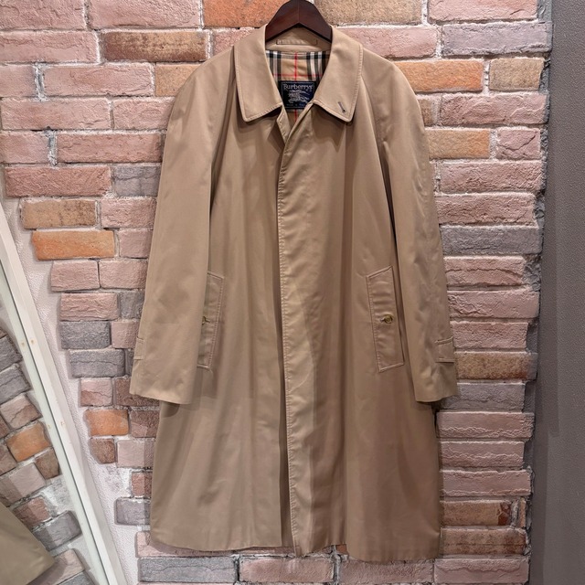 80~90s Grenfell ステンカラーコート やりきれな deadstockアイボリー