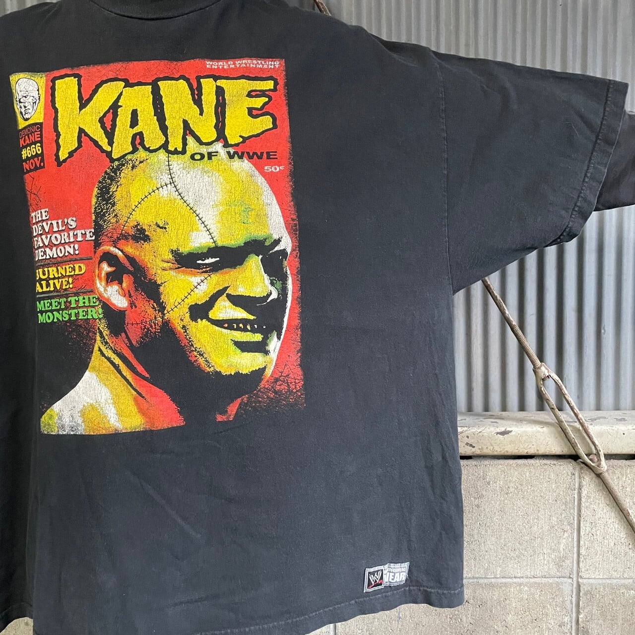 【vintage】90s Kane WWE Tシャツ シングルステッチ vintage】90s Kane WWE Tシャツ シングルステッチ