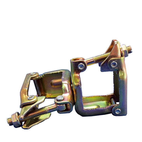 角100 × 角100 の 角クランプ 直交 2個 8500 100角パイプ用 大口径 角クランプ 津軽 100角 100角 土木 橋梁