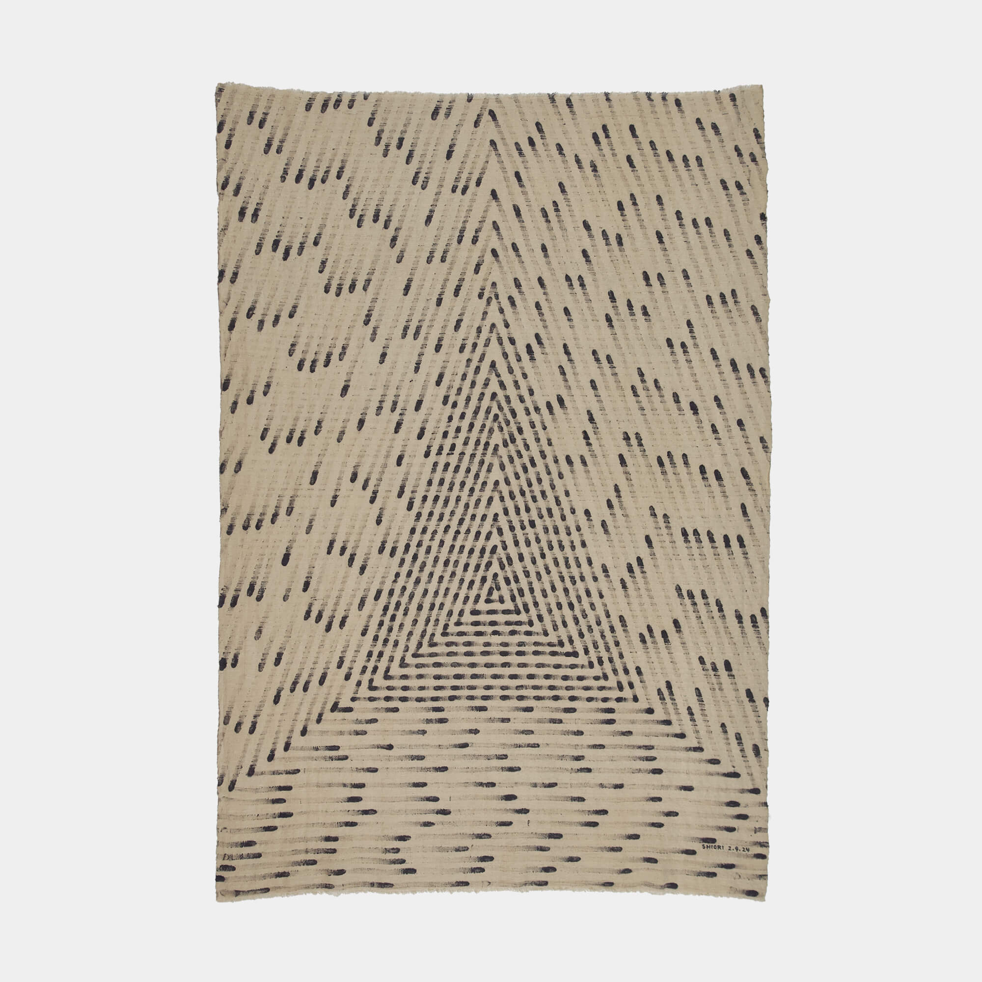 Shiori Mukai Textile 716 ブロックプリント 向井詩織 | ROUND ROBIN