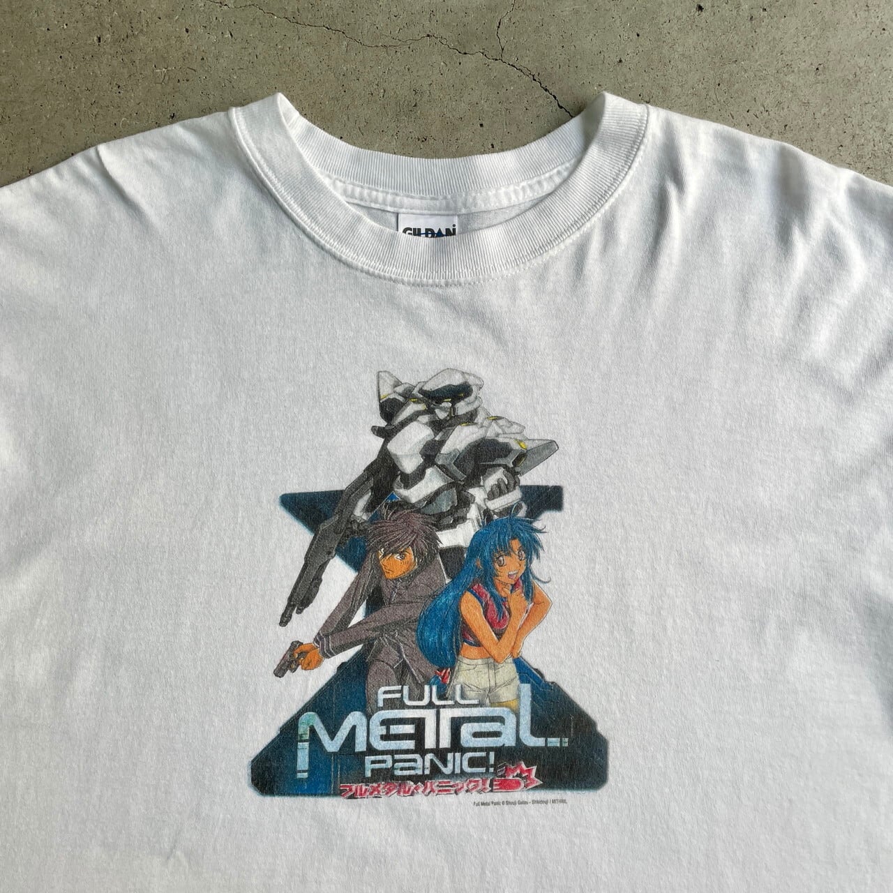 00年代 フルメタル・パニック! キャラクタープリントTシャツ メンズXL 