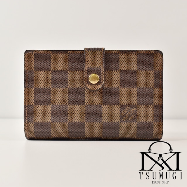 LOUIS VUITTON ルイヴィトン ダミエ コンパクトウォレット ポルトモネ ビエ ヴィエノワ N61664 ブラウン