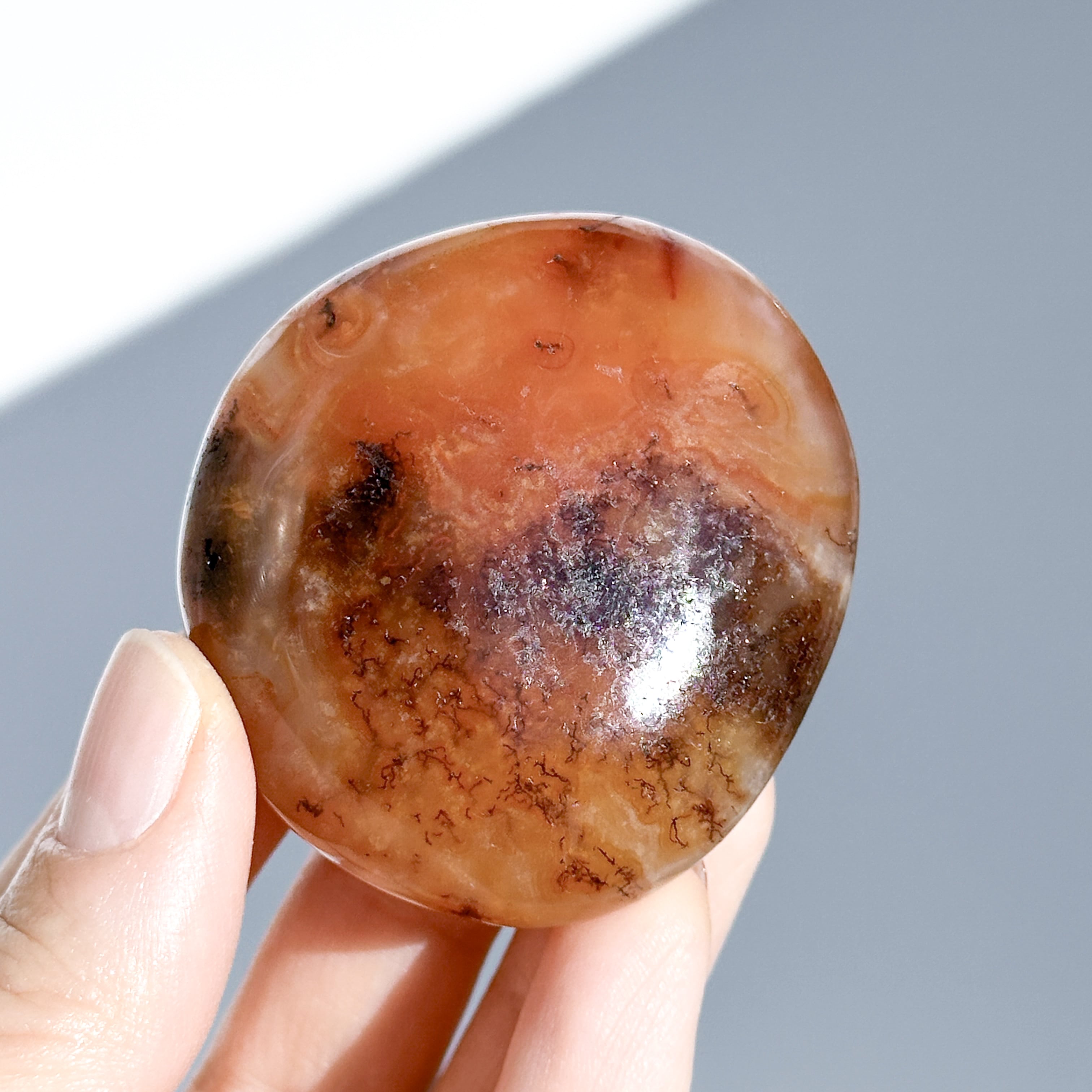 カーネリアン パーム 24♢ Carnelian ♢天然石・鉱物・パワーストーン