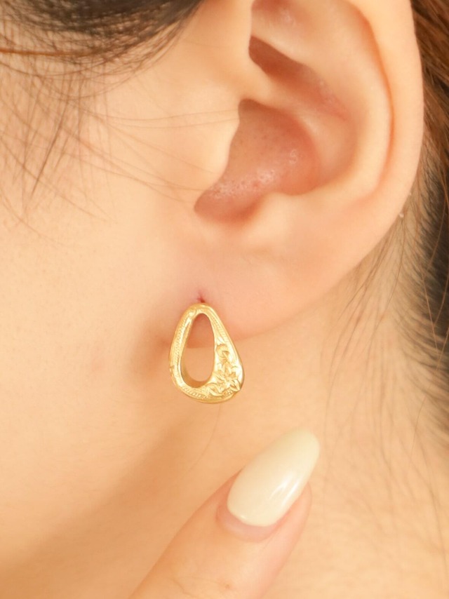 316L hawaiian hua pierce（ 片耳用 ）#p12