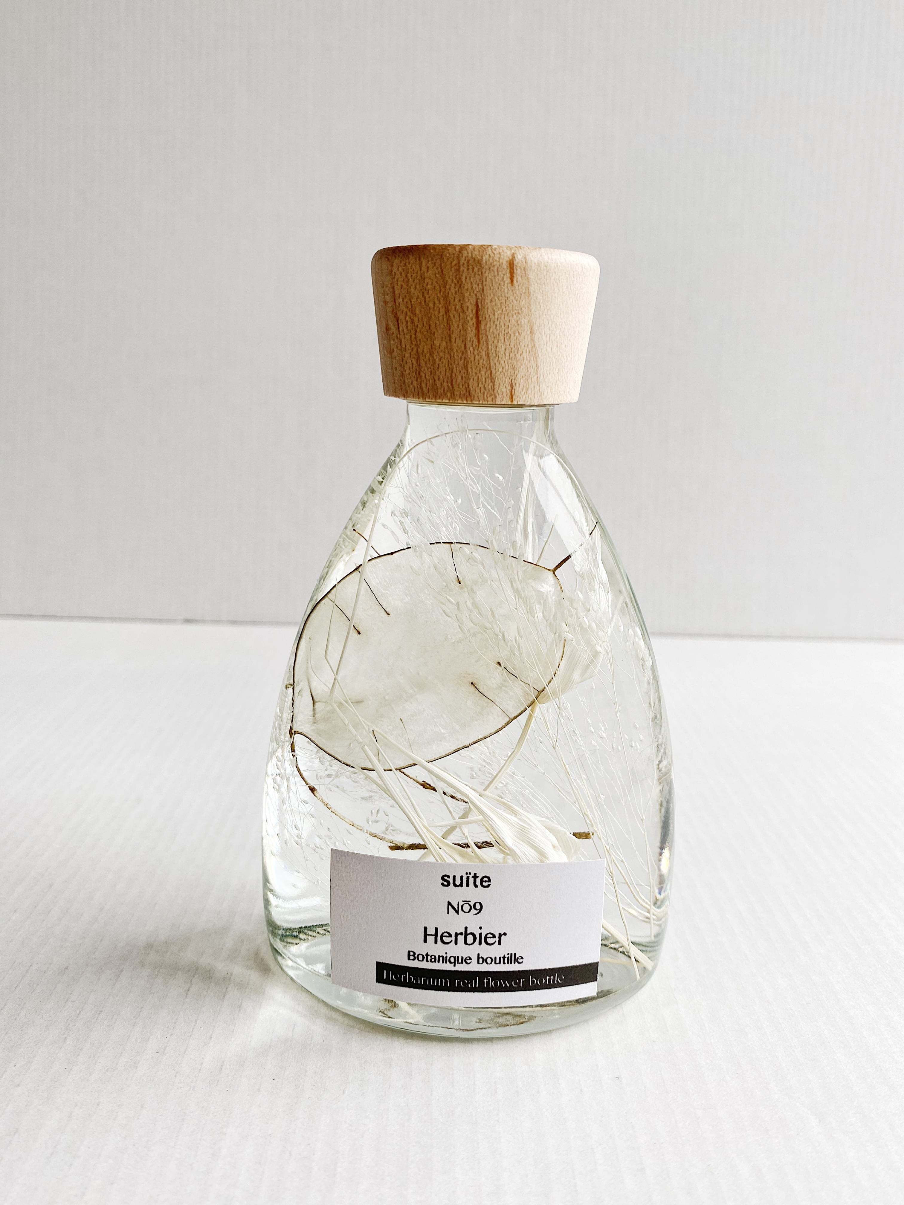 ◇ハーバリウム 194 美しいバラとジニア*.:。エレガントbottle *. 現品