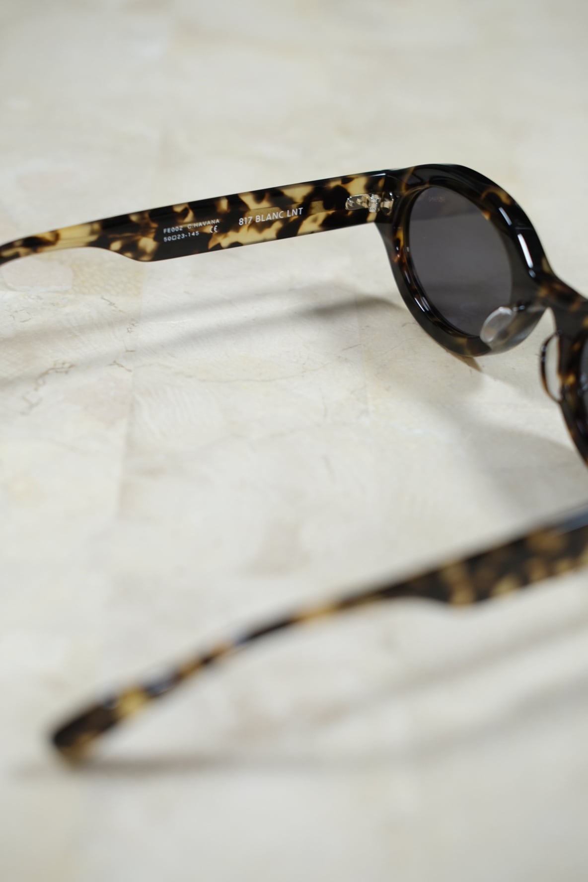 FETICO】BLANC OVAL TELEVISION-CUT SUNGLASSES - havana - | loop