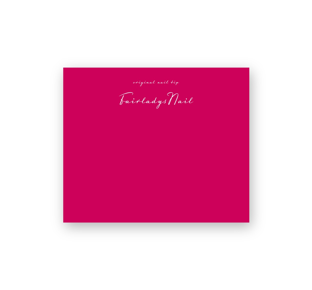 無地 × 濃いピンク系シリーズ| ネイルチップ台紙 アクセサリー台紙 | ncd_pk_2