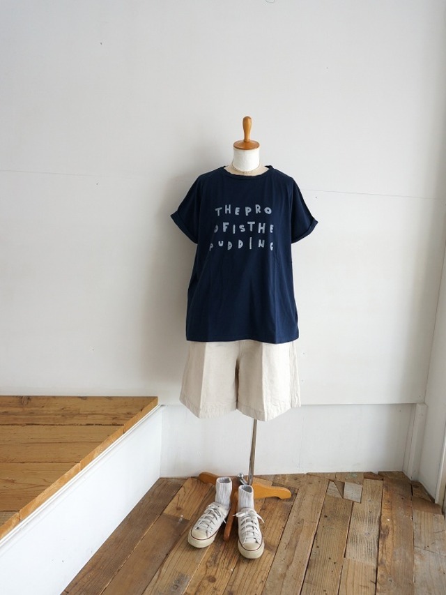 NATURAL LAUNDRY　ライト天竺 プリントTシャツ