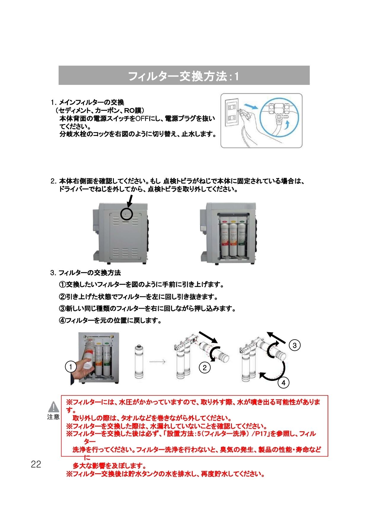 セット品】HWP-200WWD用 フィルターセット | トヤマ商事ONLINE