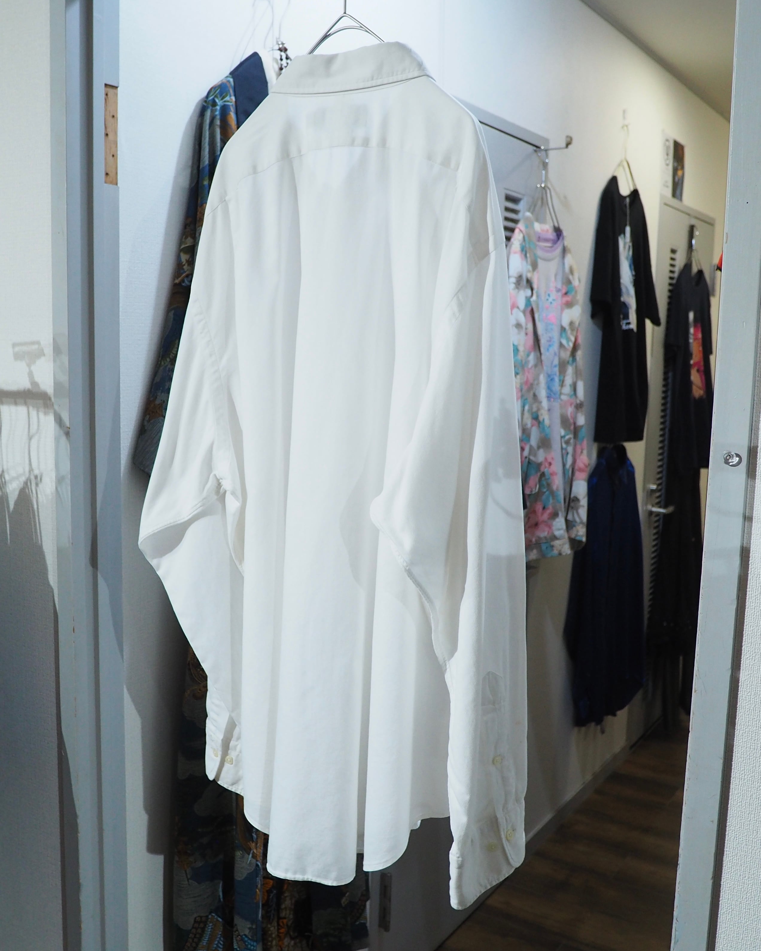 " POLO RALPH LAUREN - White pony " Embroidery vintage loose White Dress shirt