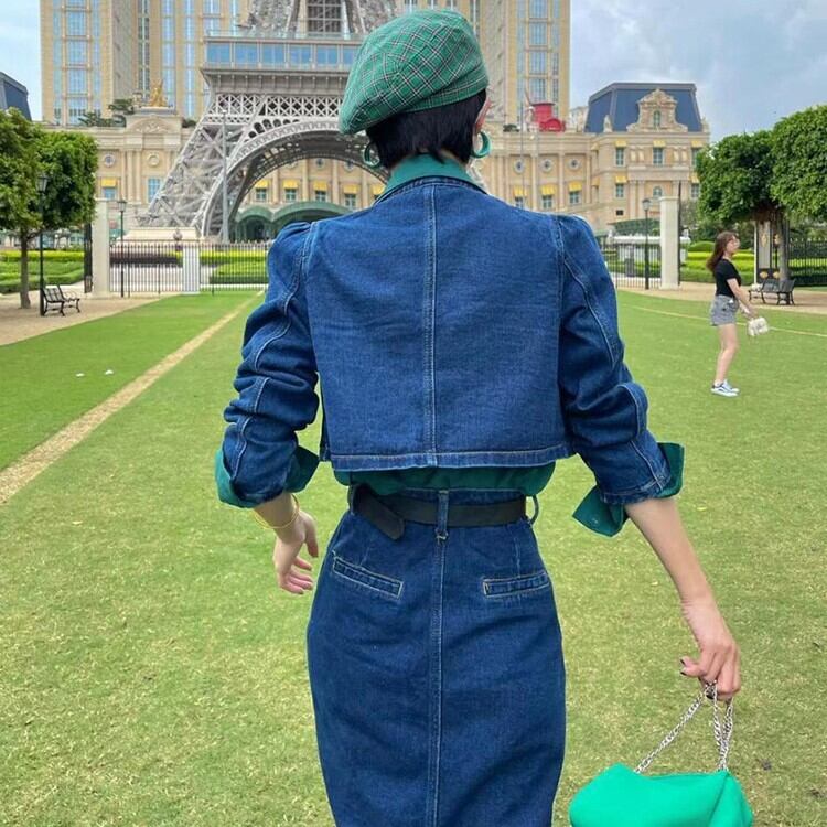 セットアップ ジャケット Gジャン コクーンスカート タイトスカート