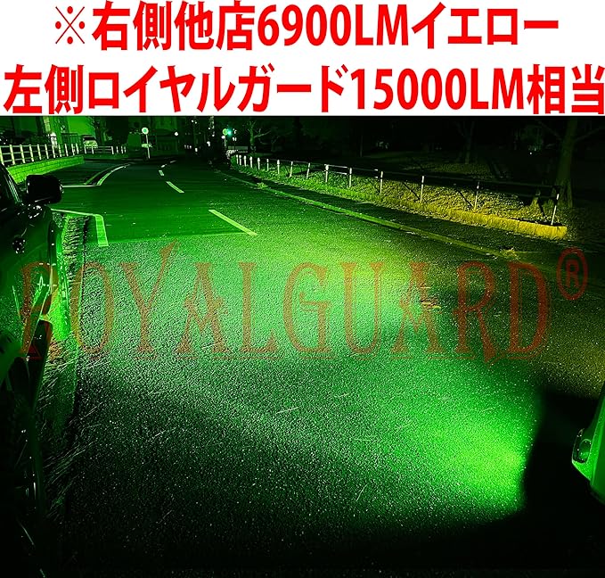 爆光 L1b LEDフォグ ライムグリーン 純正LED交換用バルブ 専用工具付き