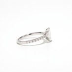 ダイヤモンド デザインリング pt900 / I / SI2 / 1.072ct / 0.230ct