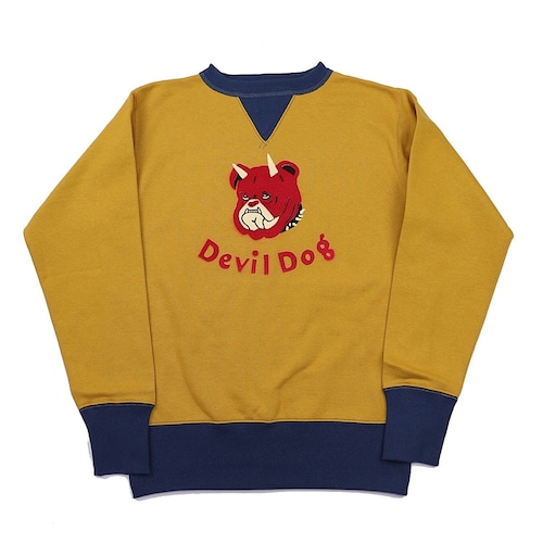 FREEWHEELERS(フリーホイーラーズ)～"Devil Dog" DOUBLE V SWEAT SHIRT GOLD～