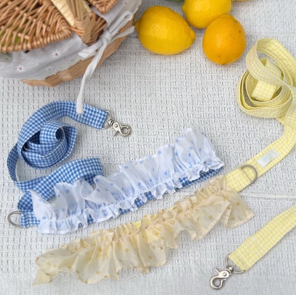 予約【todley】Check Frill Leash