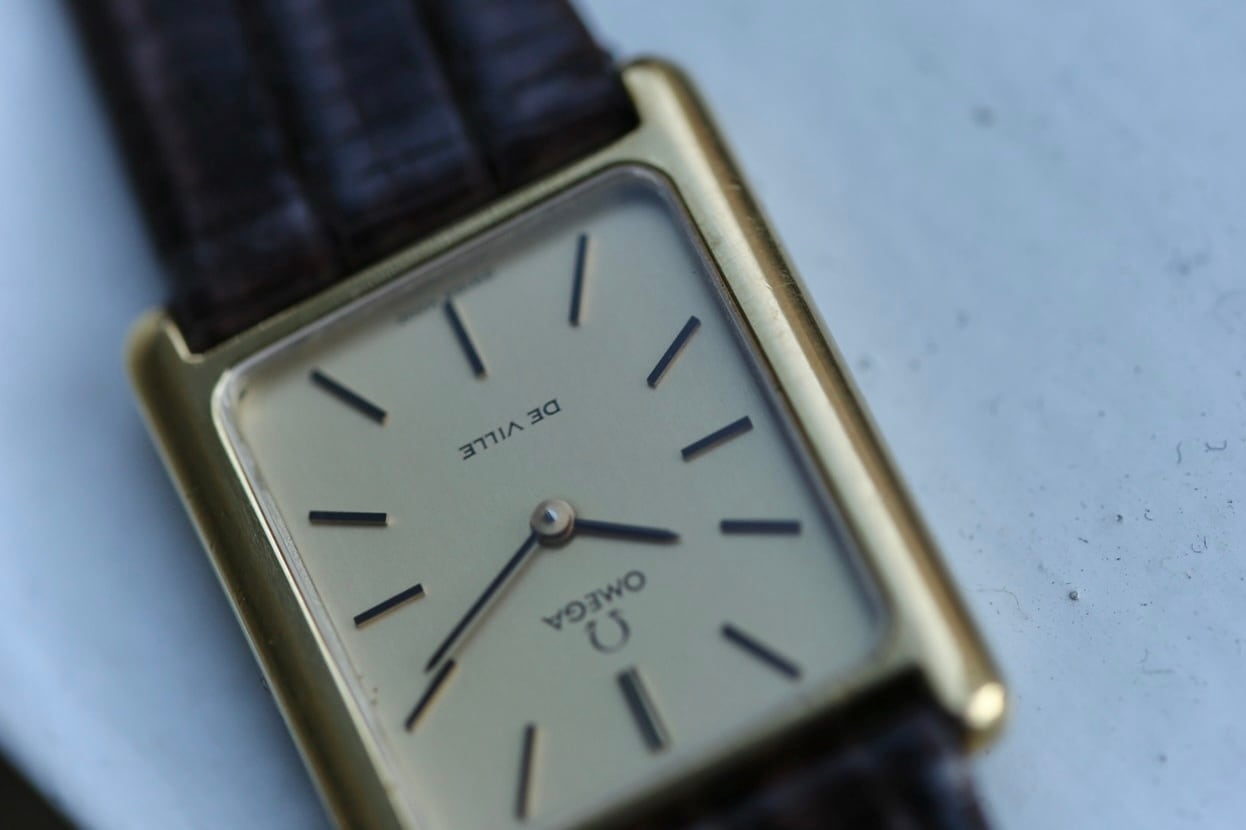 OMEGA】 1972年製 デヴィル タンク型 H型レクタンギュラー バー