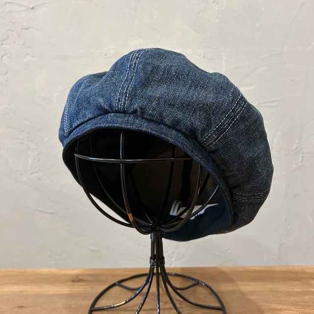 HIGHER SELVEDGE DENIM WIDE BERET USED WASH