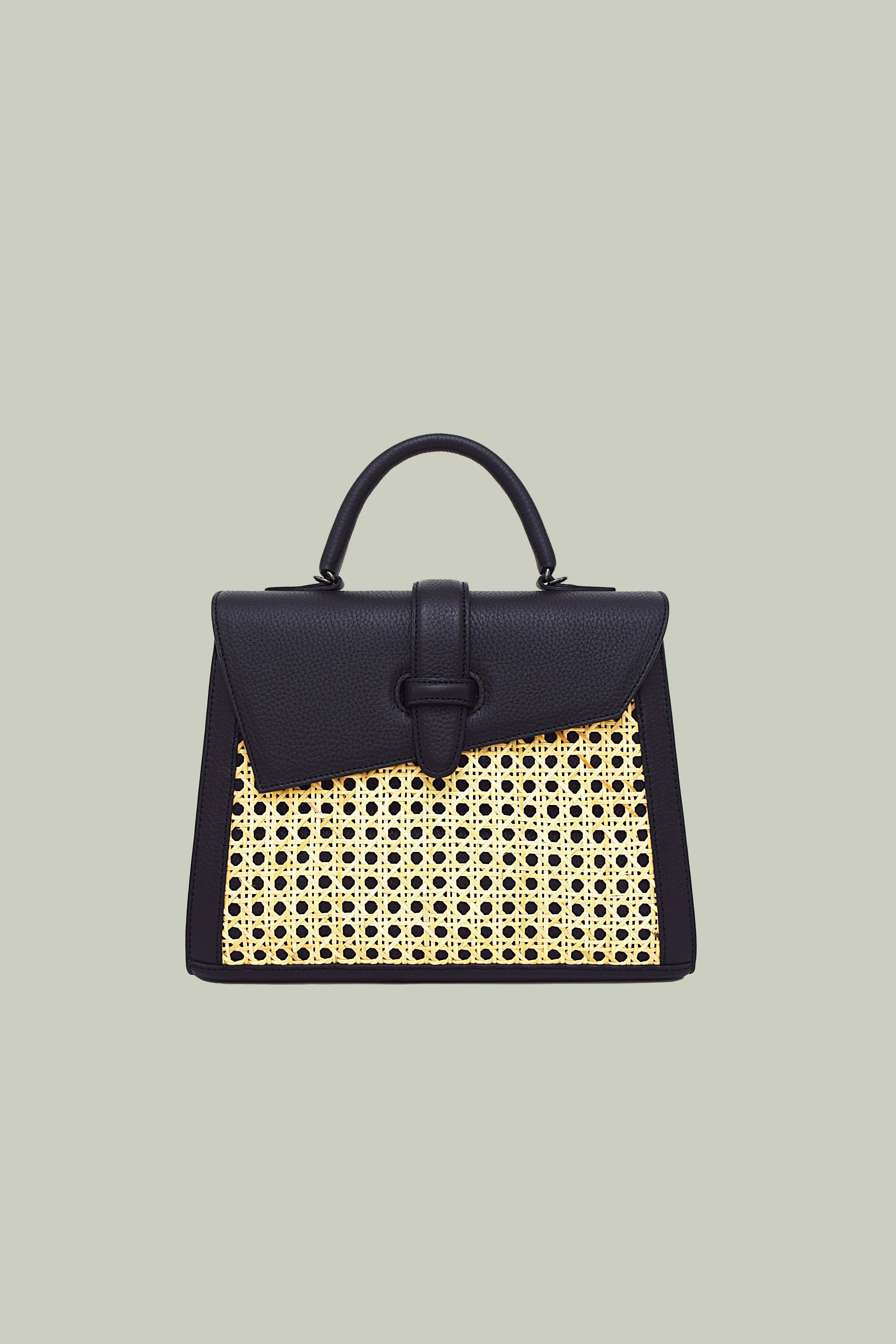 SHOJIFUJITA「1」DANCER-1 SHRINK LEATHER×LATTAN BLACK