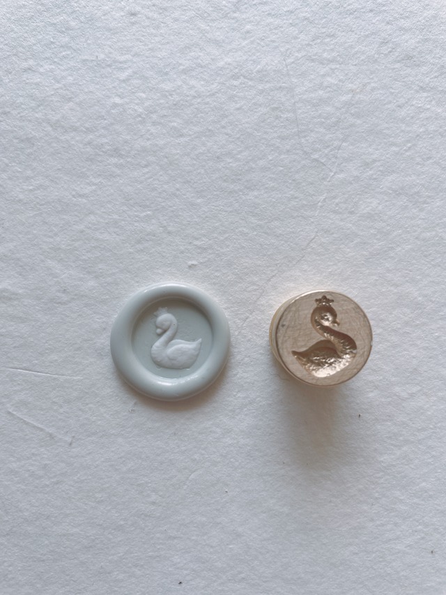 Wax Stamp-Crown swan／スタンプヘッド