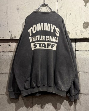 【Caka otto】 Super Fade × Boro Vintage Loose Sweatshirt