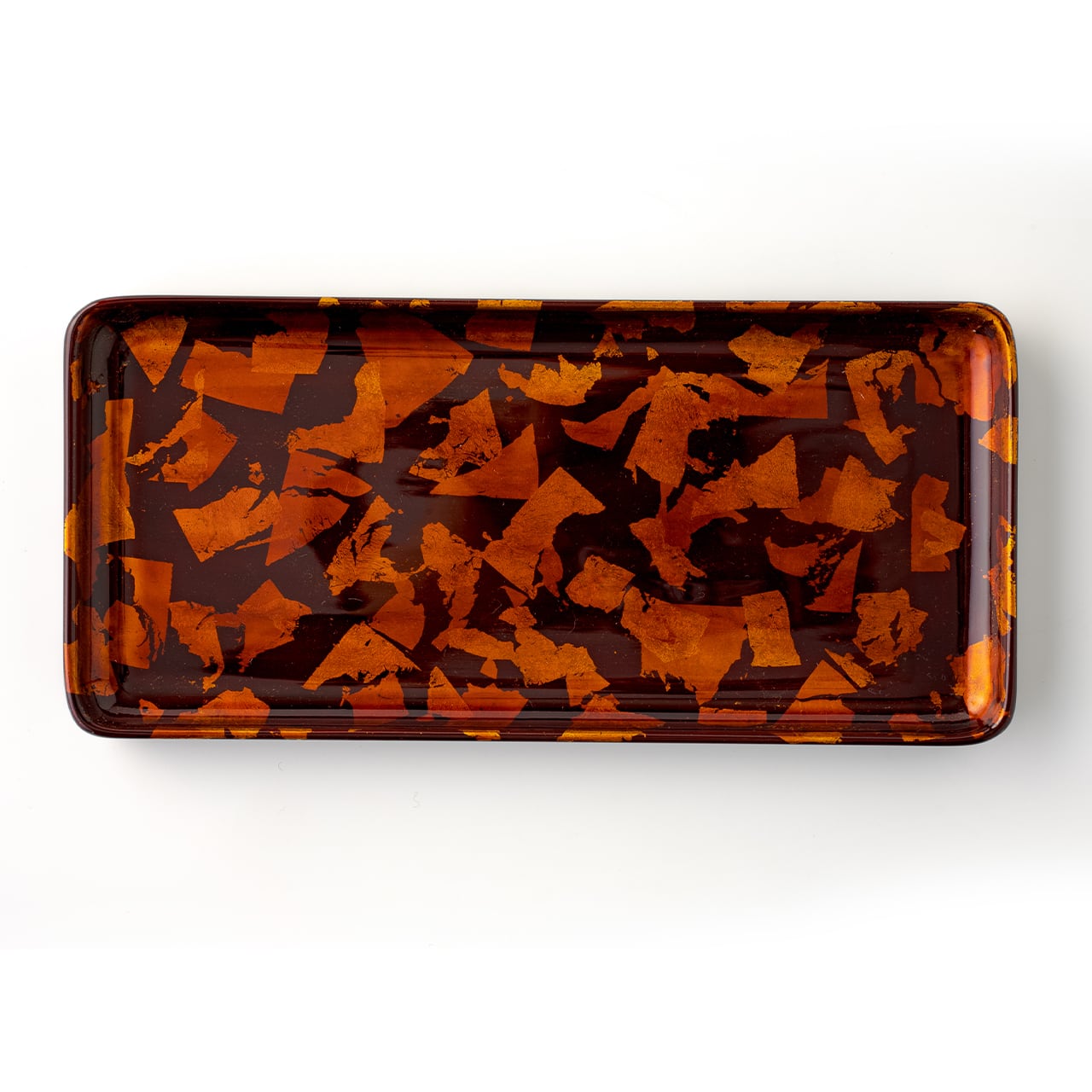 琥珀塗トレー（小） | 漆工房 攝津
