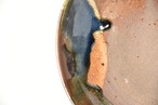 穂生窯 : 7寸皿 流し掛け A