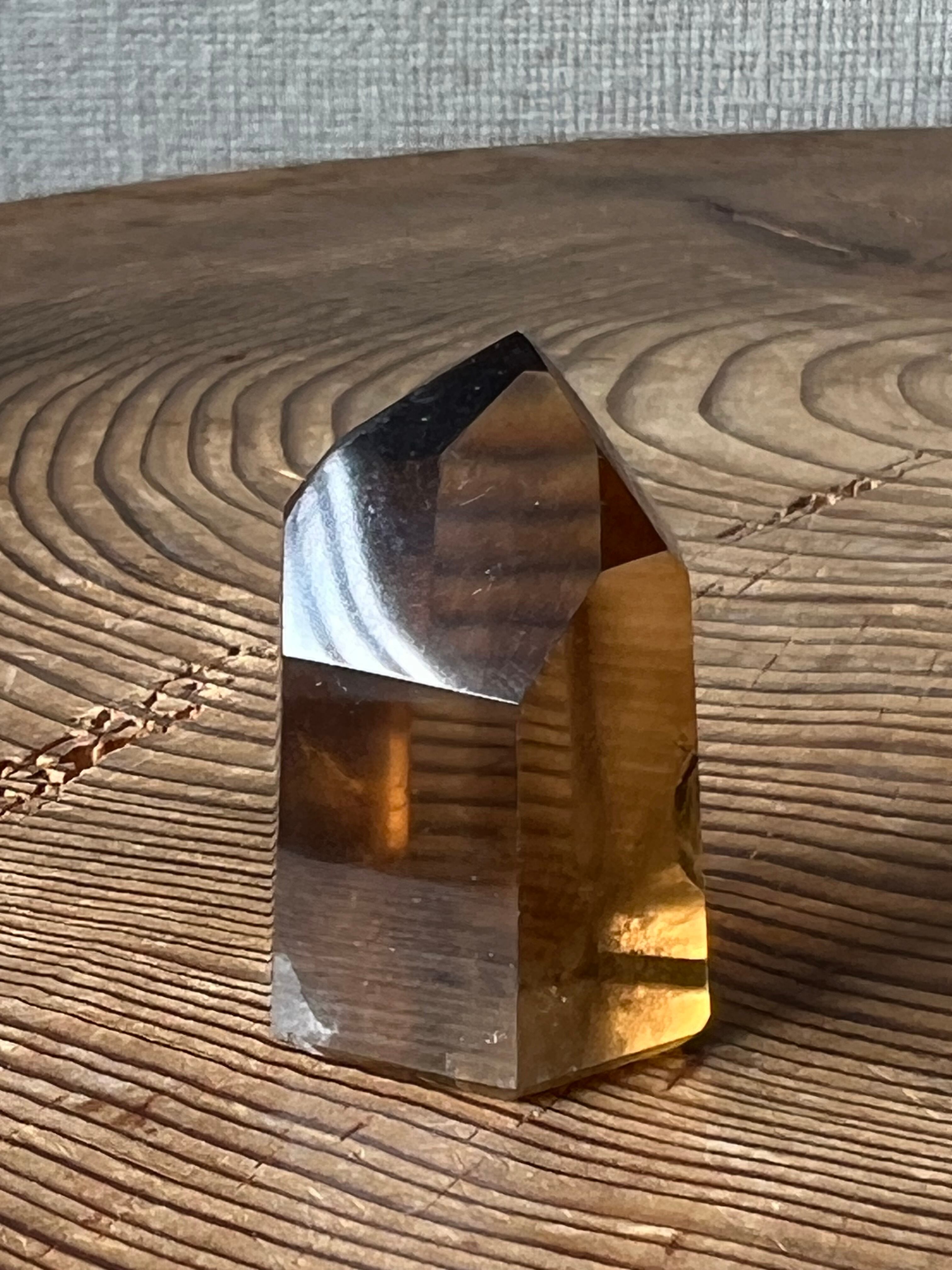 魔法陣【天然非加熱 】シャーマンダウ スモーキーシトリン ミニ原石 16.1g ブラジル産