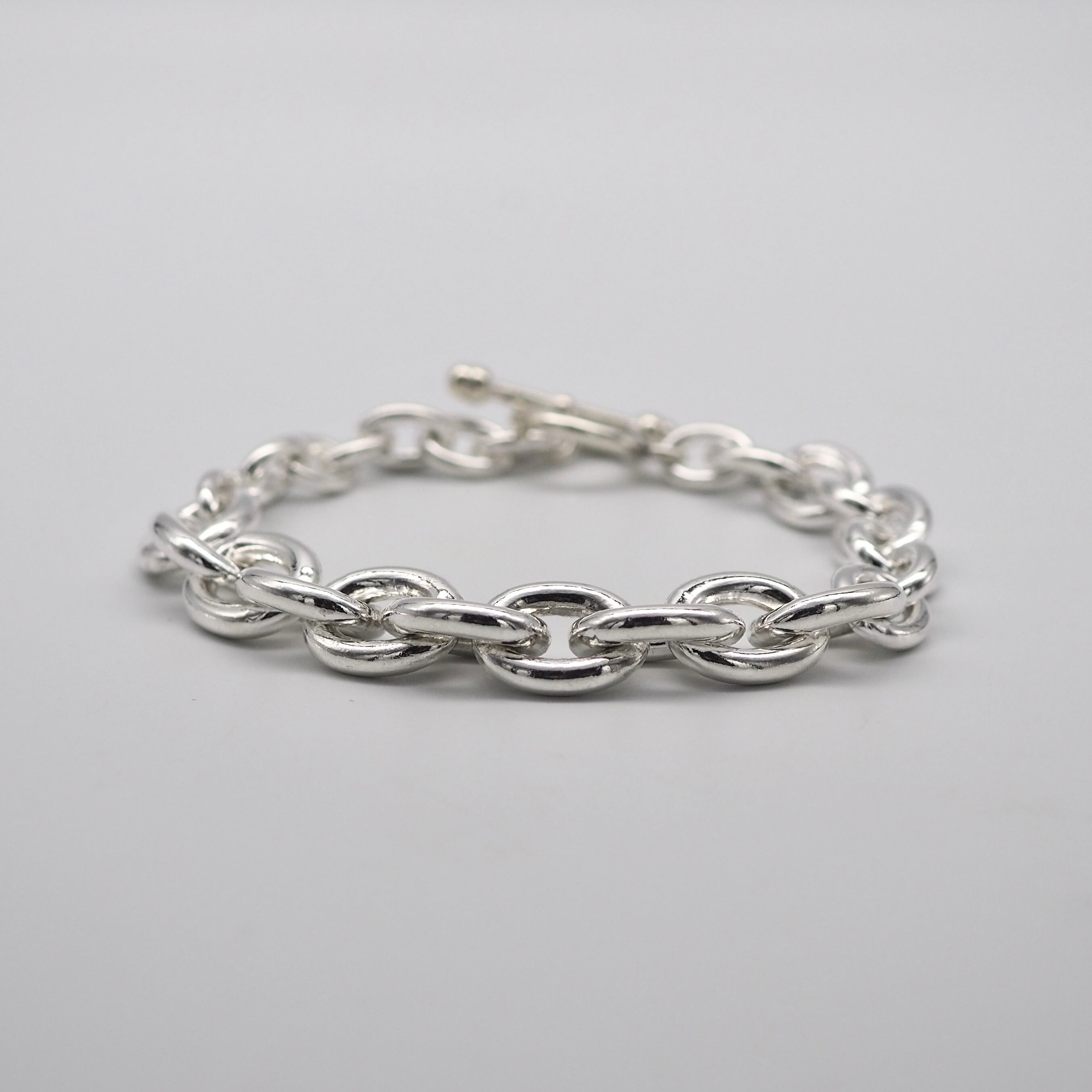 oval chain mix bracelet | nanagu oval chain mix bracelet | nanagu