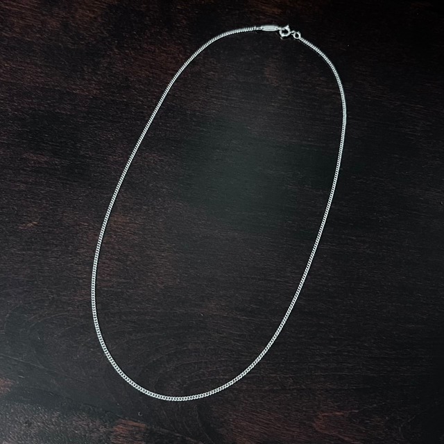 VINTAGE TIFFANY & CO. Curb Chain Necklace Sterling Silver | ヴィンテージ ティファニー カーブ チェーン ネックレス スターリング シルバー