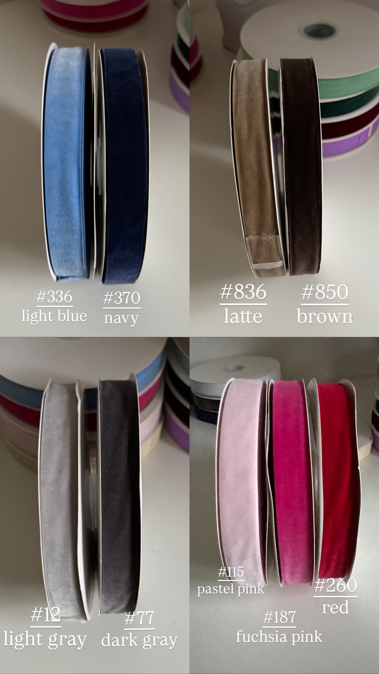 【プレーンベルベット】26mm×22m
