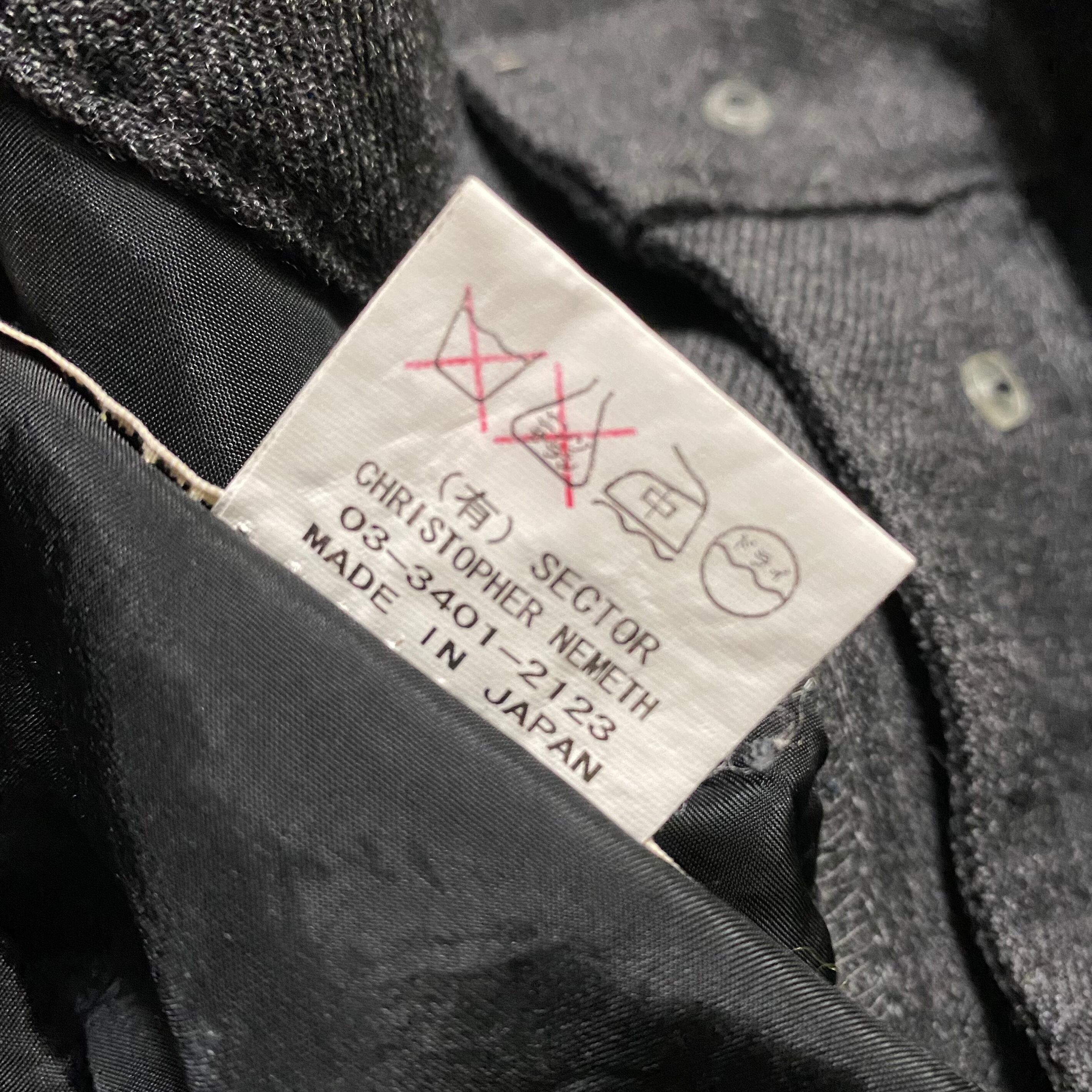 NEMETH charcoal gray wool cropped pants | NOIR ONLINE