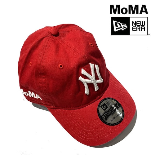 【ニューヨーク MoMA！】MoMA Design NY Yankees　ヤンキース ニューエラ MoMA限定キャップ Scarlet【moma001-sca】