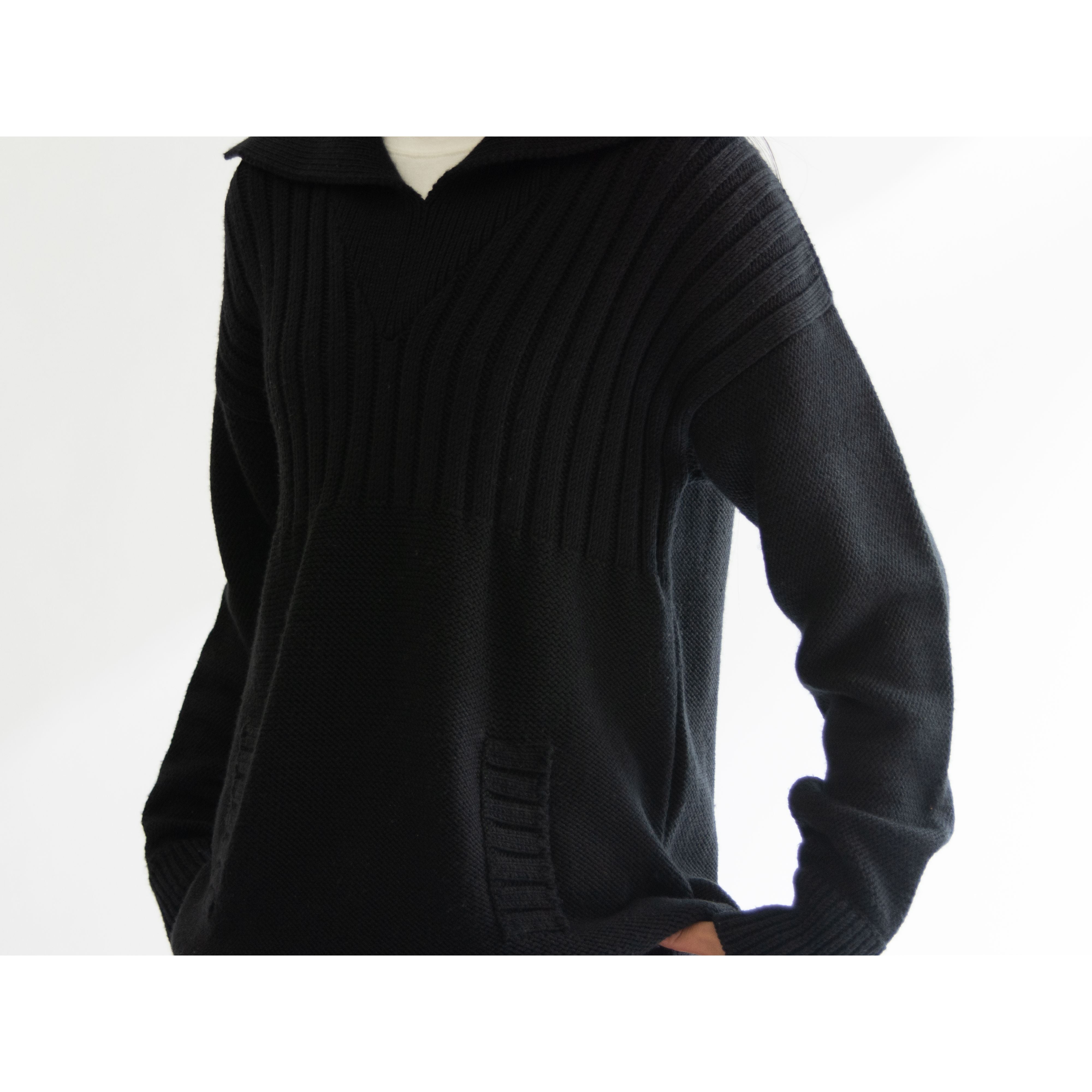 【MM by MaxMara】Made in Italy Wool-Acrylic Pullover Sweater（マックスマーラ イタリア製ウールアクリルプルオーバーセーター ニット）
