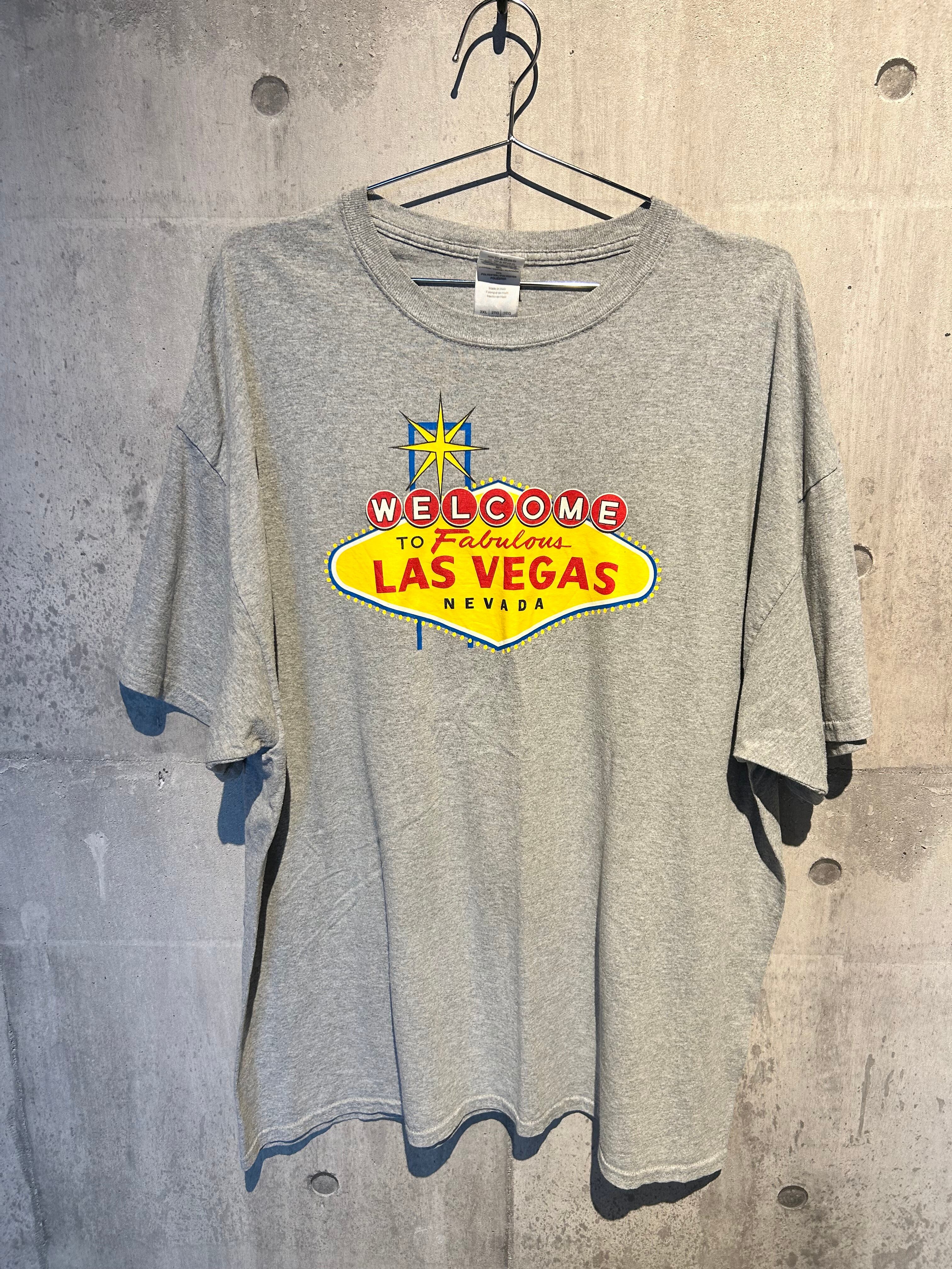 US古着 ギルダン Tシャツ ビックサイズ 2XL ラスベガスT ロゴT
