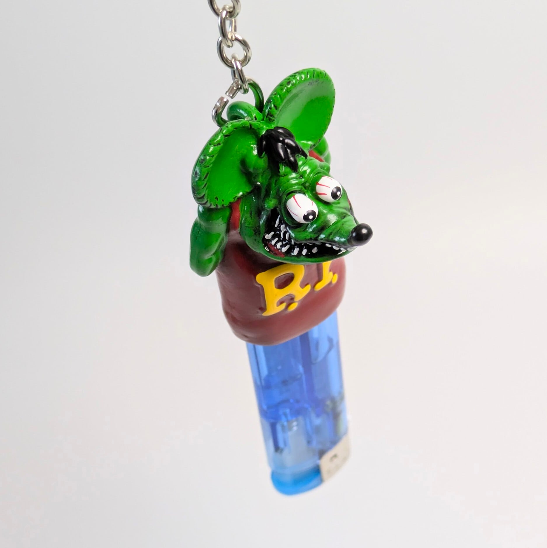 【 RAT FINK( ラットフィンク )】 Lighter Cap KeyHolder ( ライターキャップキーホルダー ) 〚アメリカン雑貨 アメトイ〛