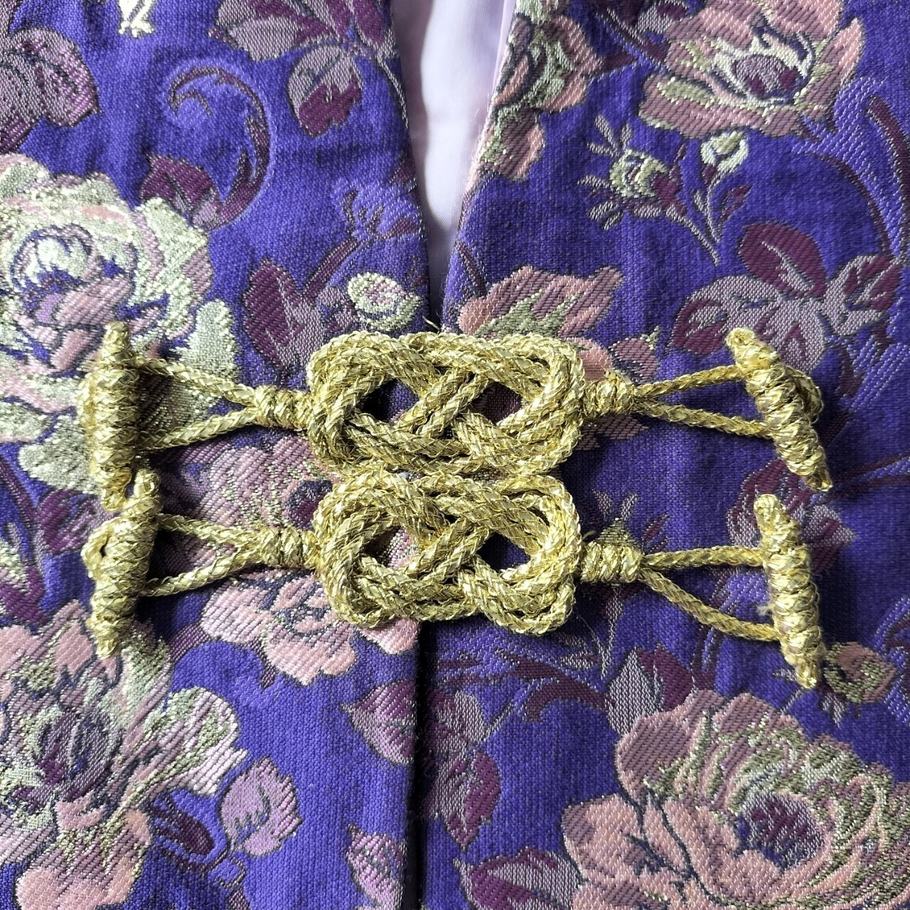 デッドストック イタリア製 Florio 花柄 シルク混 セットアップ ジャケット スカート