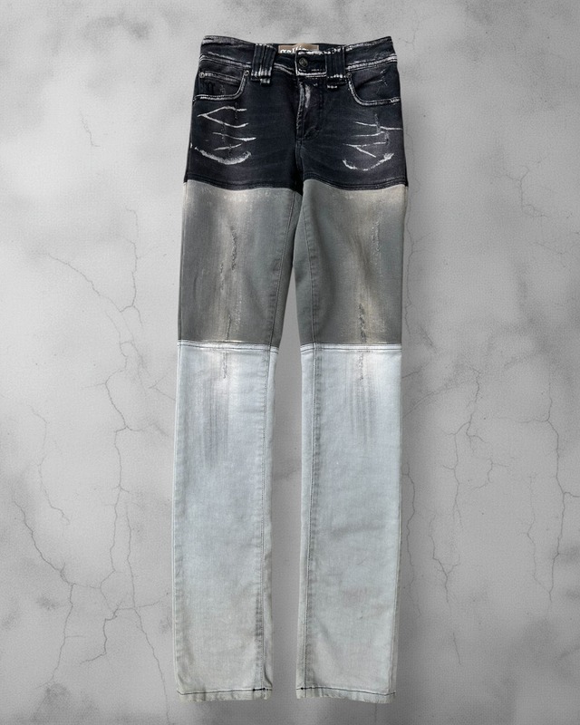 John Galliano "Galliano era" Panelled Slim Jeans 26inch