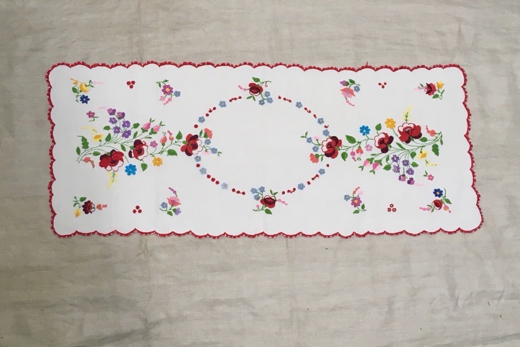 カラフルなフラワーモチーフのハンガリー刺繍 | kolbenova