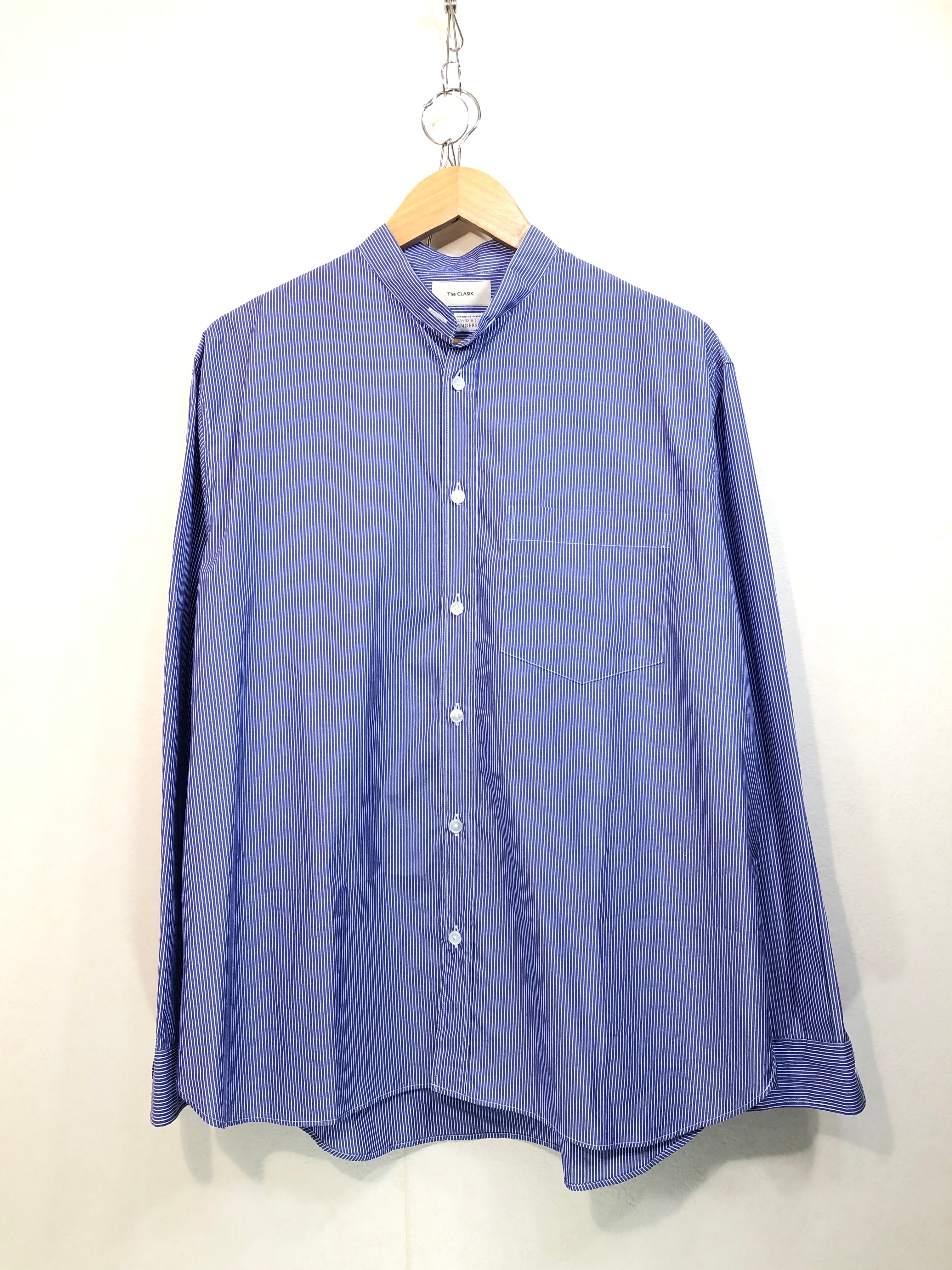 070932● 21AW The CLASIK COLLARLESS SHIRT