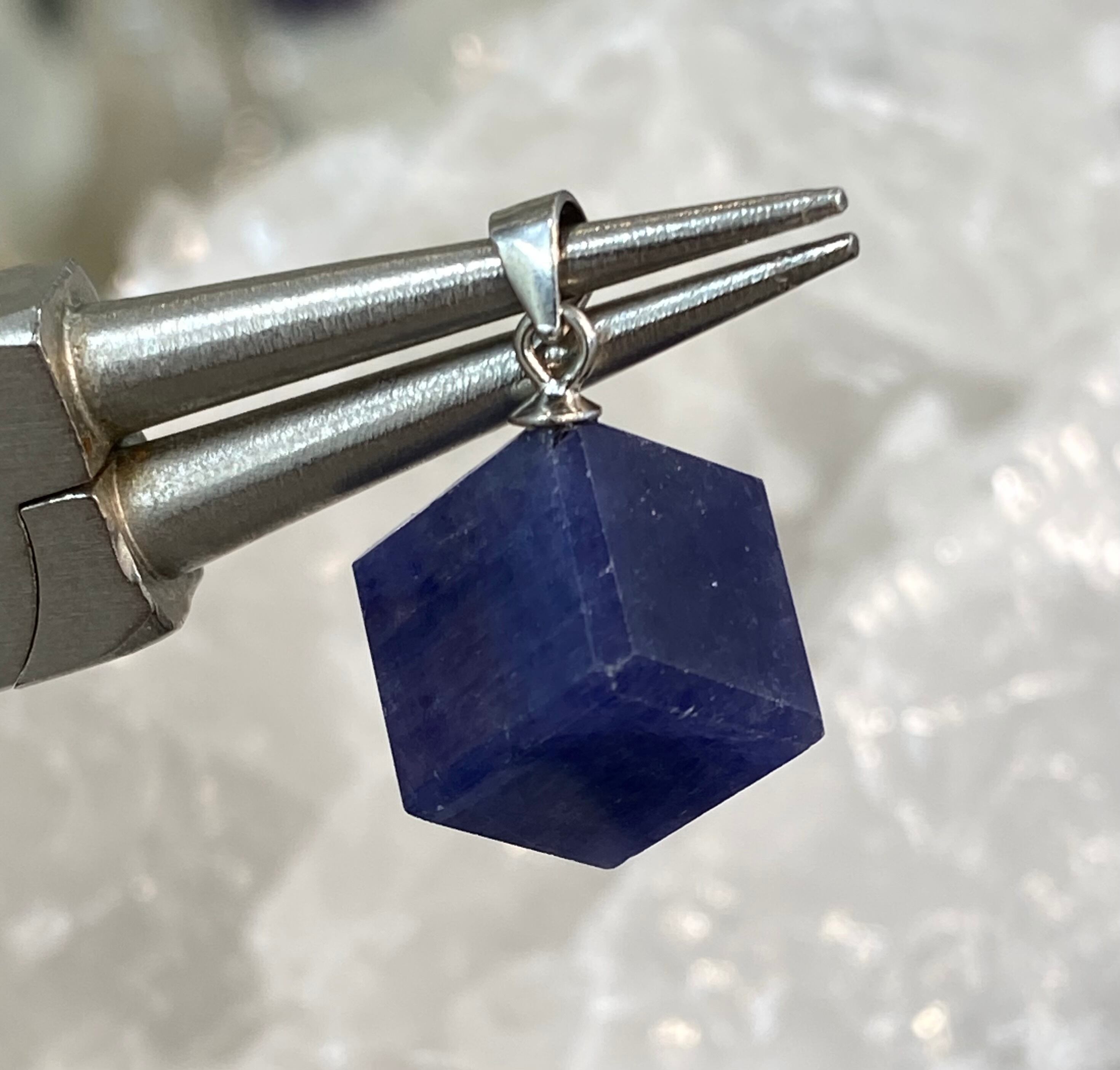 特選！最高グレード シルバールチルクォーツブレスレット15mm 大玉