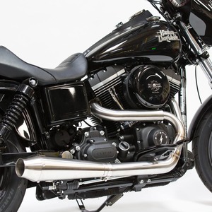 OG Stainless Exhaust w/Removable Baffle & End Cap - Dyna