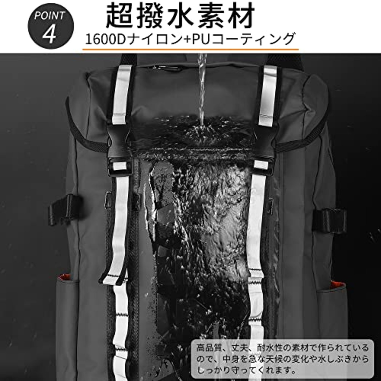 [AISFA] リュックメンズ リュックサック バックパック スクエア 30L 防水15.6インチ PC ビジネス ラップトップバック USB充電ポート付き アウトドア旅行 防災 通勤 靴/弁当収納