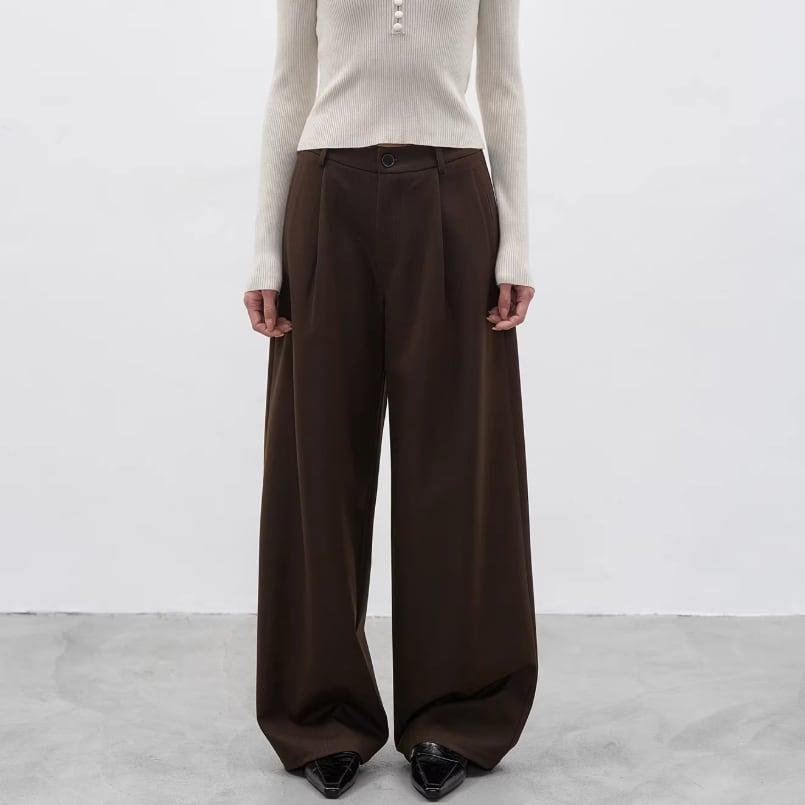 NYLON WIDE EASY TROUSERS made by Antwort | Pay ID