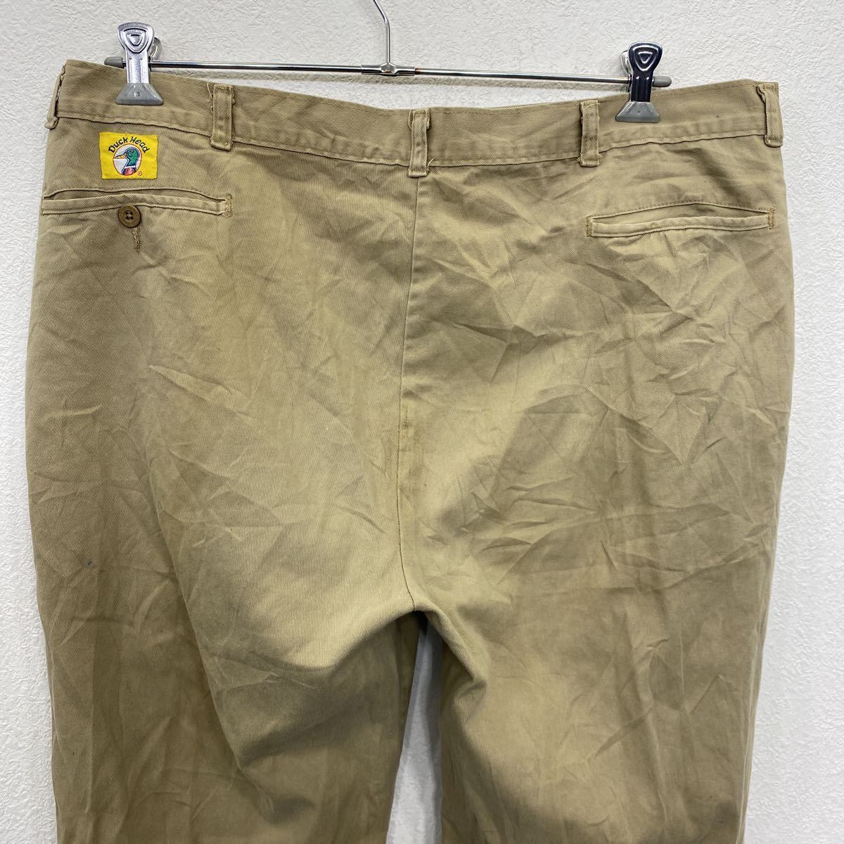 Duck Head チノパン W42 ダックヘッド ビッグサイズ 2タック ベージュ