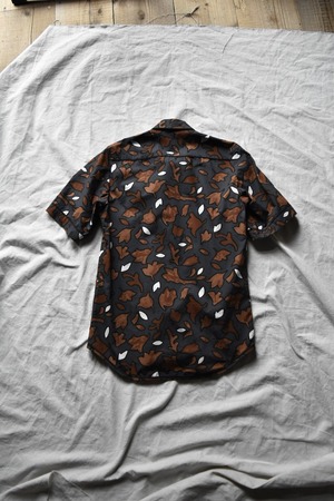 "MARNI" 2012 Leaf patterned S/S shirt
