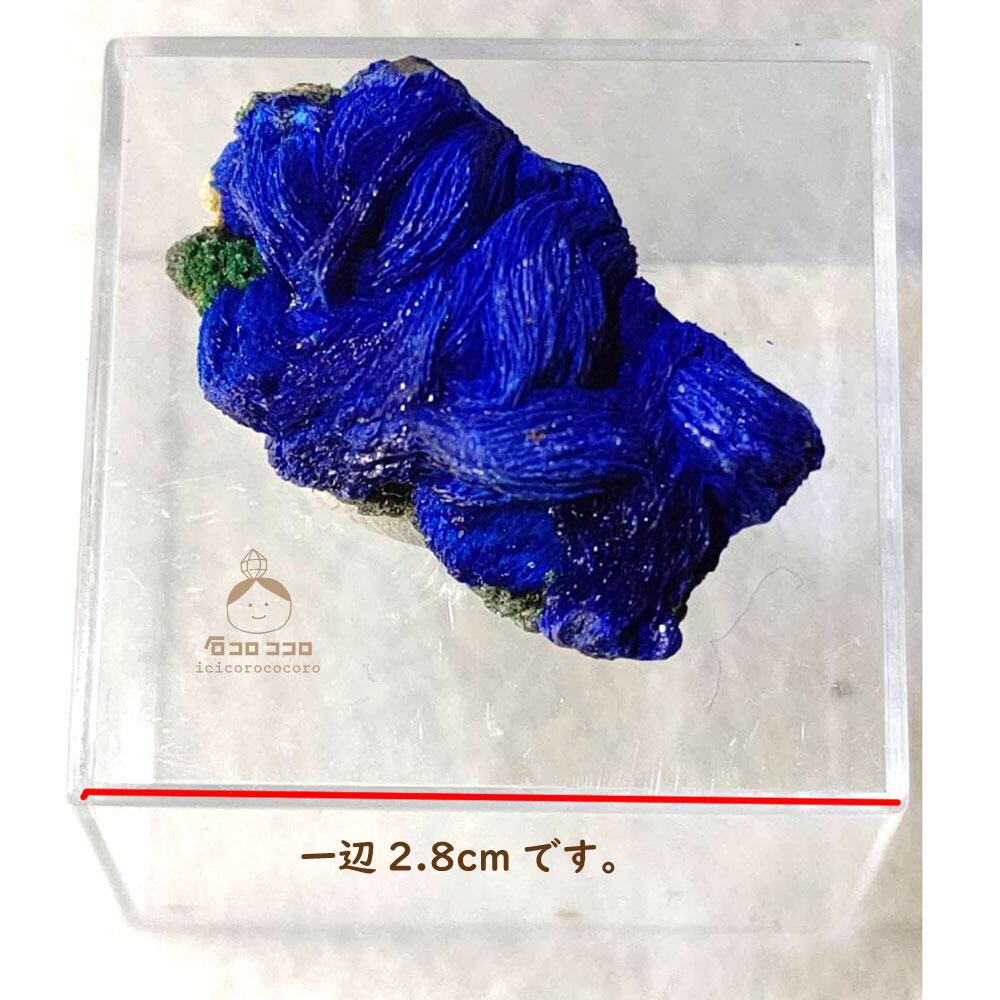 希少産地アリゾナ産 アズライト 藍銅鉱 原石 標本｜科学、自然