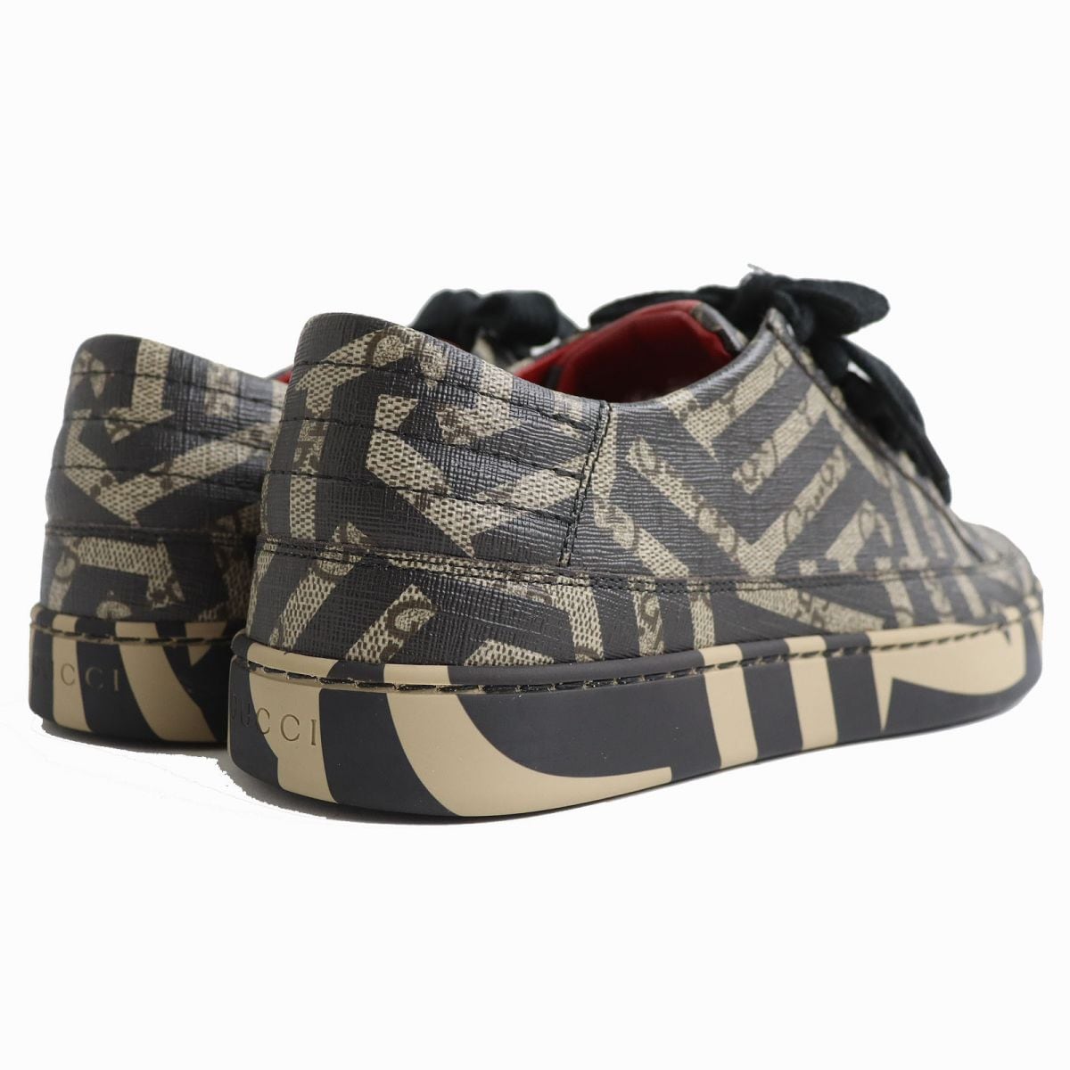 美品 グッチ GGカレイド スニーカー ローカット 407343 GG柄 未使用品